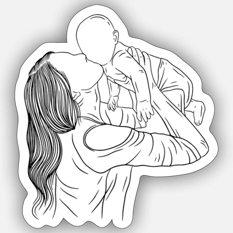 Sticker taille S (10 x 10 cm) - 