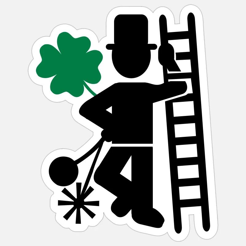 Ramoneur Sticker taille S (10 x 10 cm)