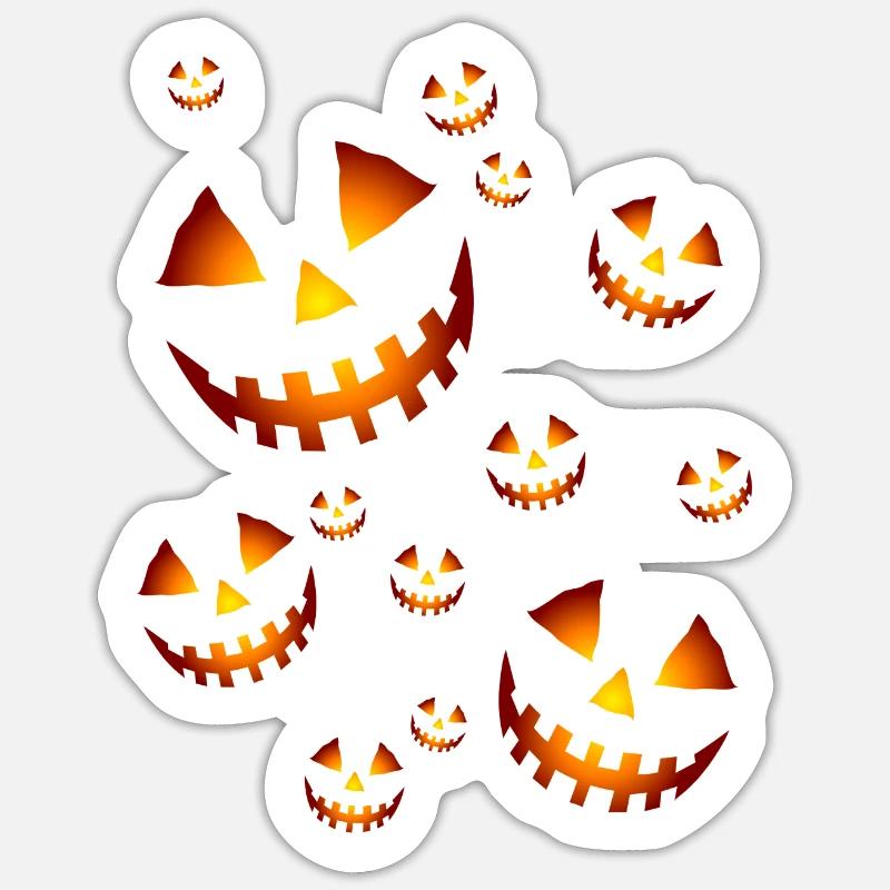 Pumpa - Sticker Größe S (10 x 10 cm) - Mattweiß