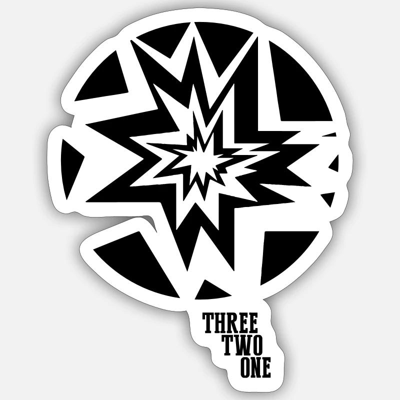 Three, two, one and everything is new! Sticker size S (10 x 10 cm)