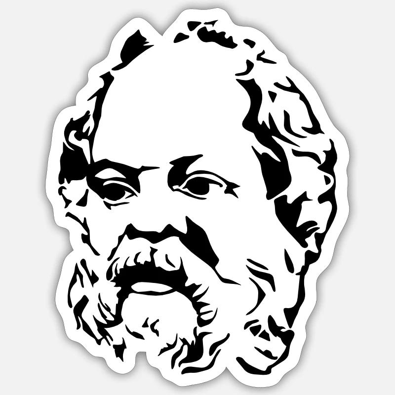 Philosophy Sticker size S (10 x 10 cm)