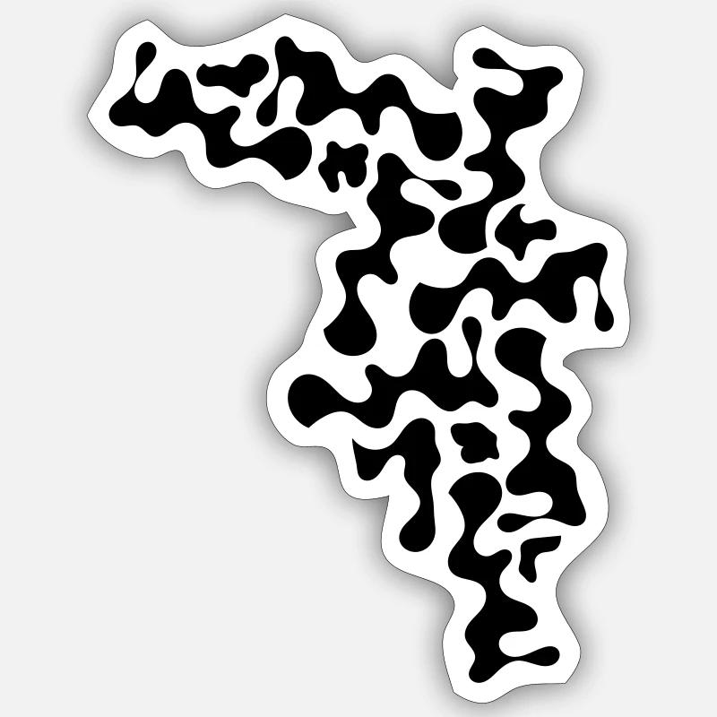 Flecken Sticker Größe S (10 x 10 cm)