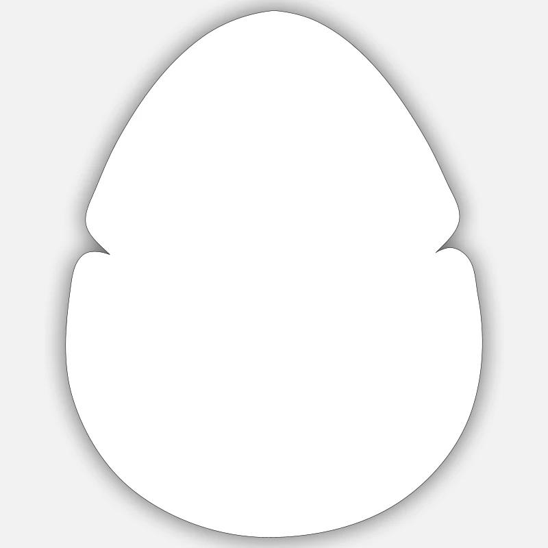 Broken egg Sticker size S (10 x 10 cm)