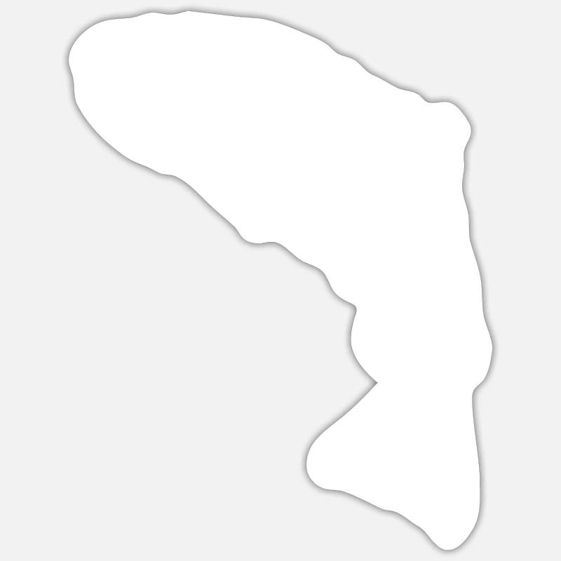 Lachs Sticker Größe S (10 x 10 cm)