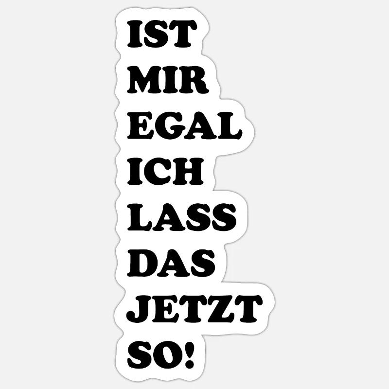 Sticker Größe S (10 x 10 cm) - 