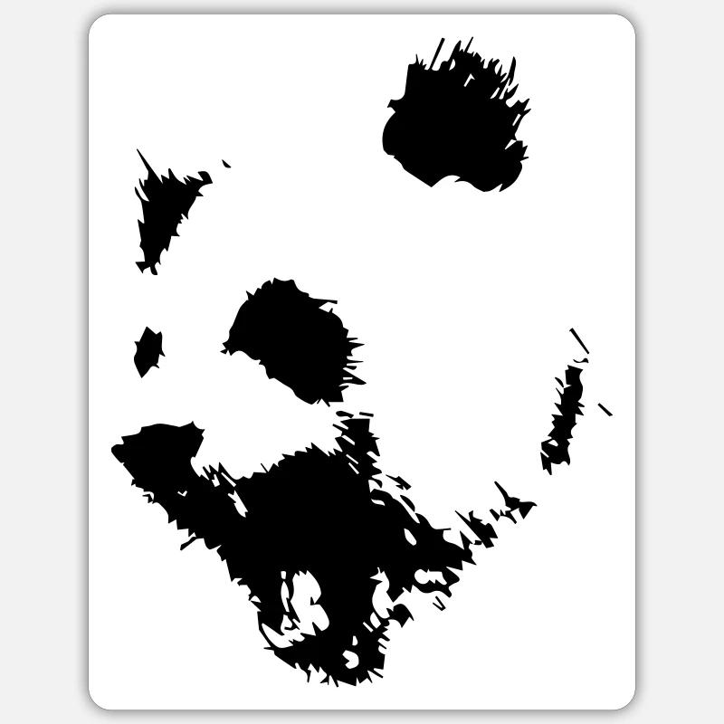 Panda - Sticker size S (10 x 10 cm) - white matte