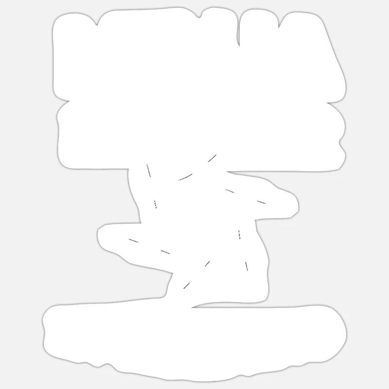 Ninja Warrior in training Sticker size S (10 x 10 cm)