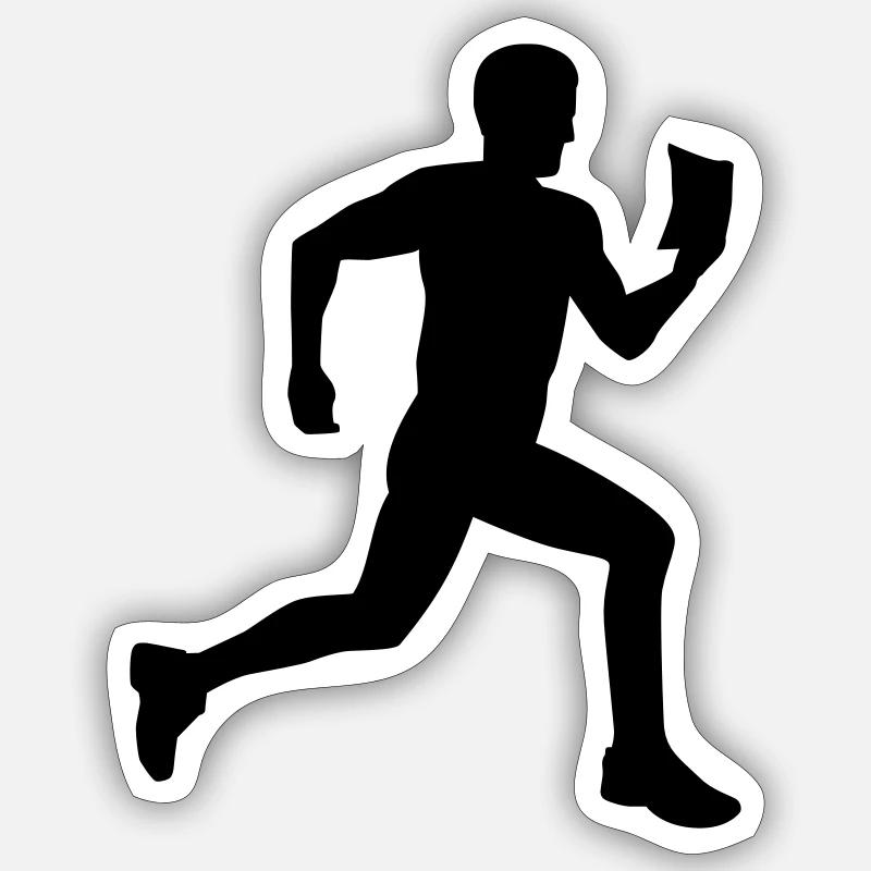Orienteering - Sticker size S (10 x 10 cm) - white matte