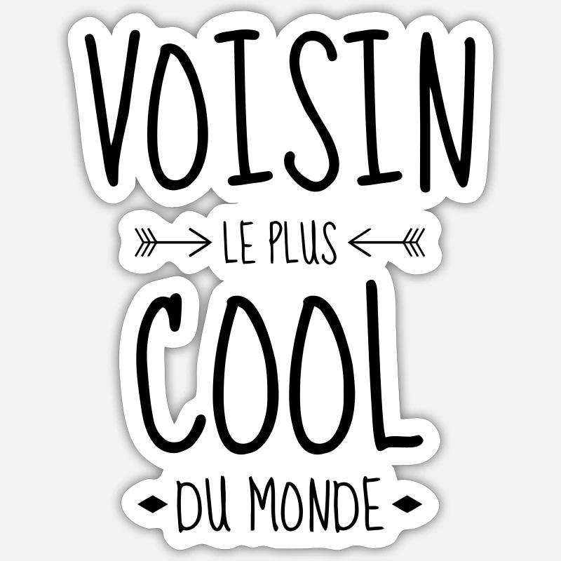 prossimo / quartiere / casa / città Adesivo