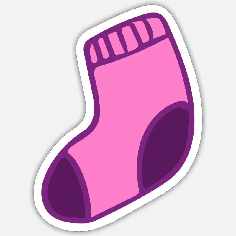 Chaussette - Bébé - Douce Sticker taille S (10 x 10 cm)