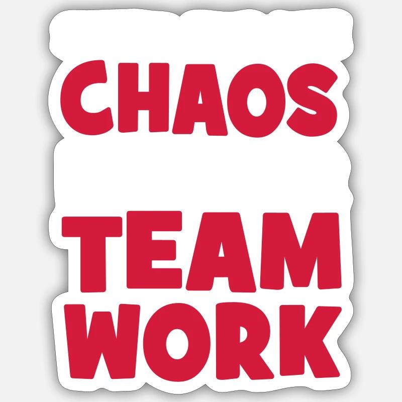 Teamwork Sticker Größe S (10 x 10 cm)