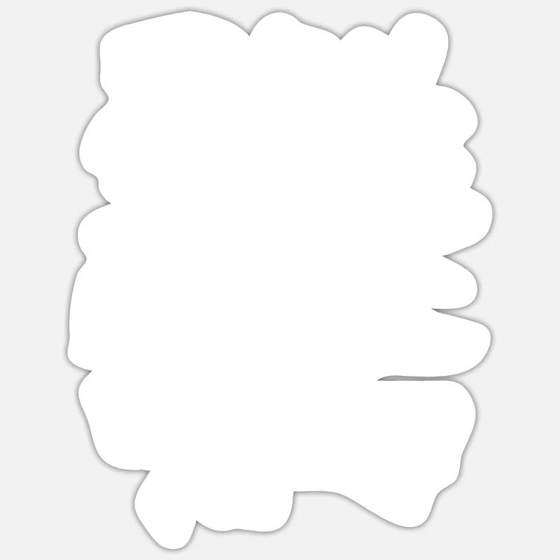 Circuits de - Sticker taille S (10 x 10 cm) - blanc mat