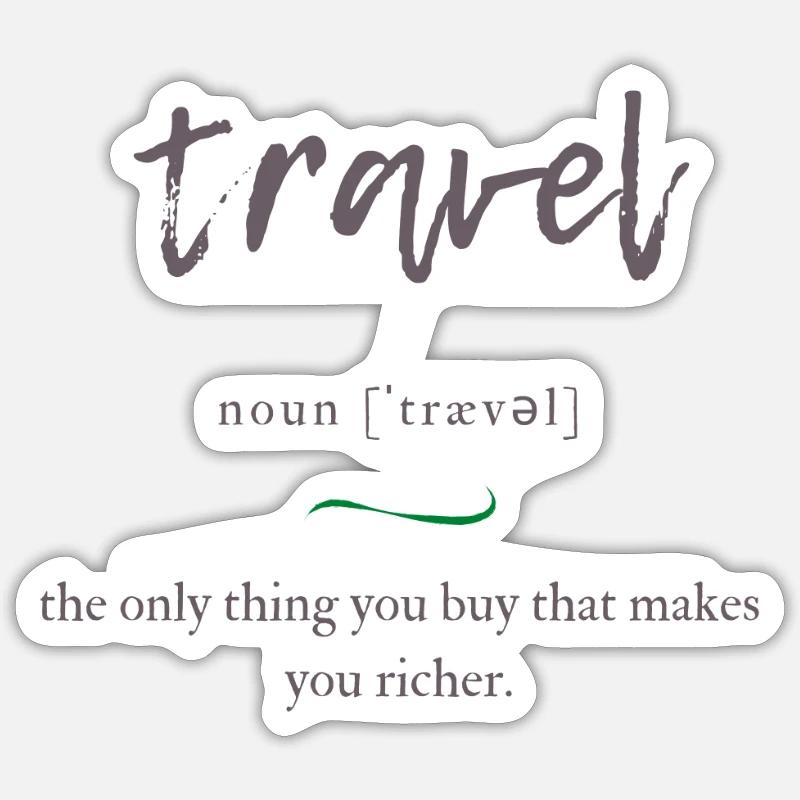Édition alambiquée de voyage - Sticker taille S (10 x 10 cm) - blanc mat