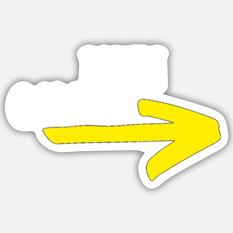 Buen Camino - Chemin de Saint-Jacques à Saint-Jacques-de-Compostelle Sticker taille S (10 x 10 cm)