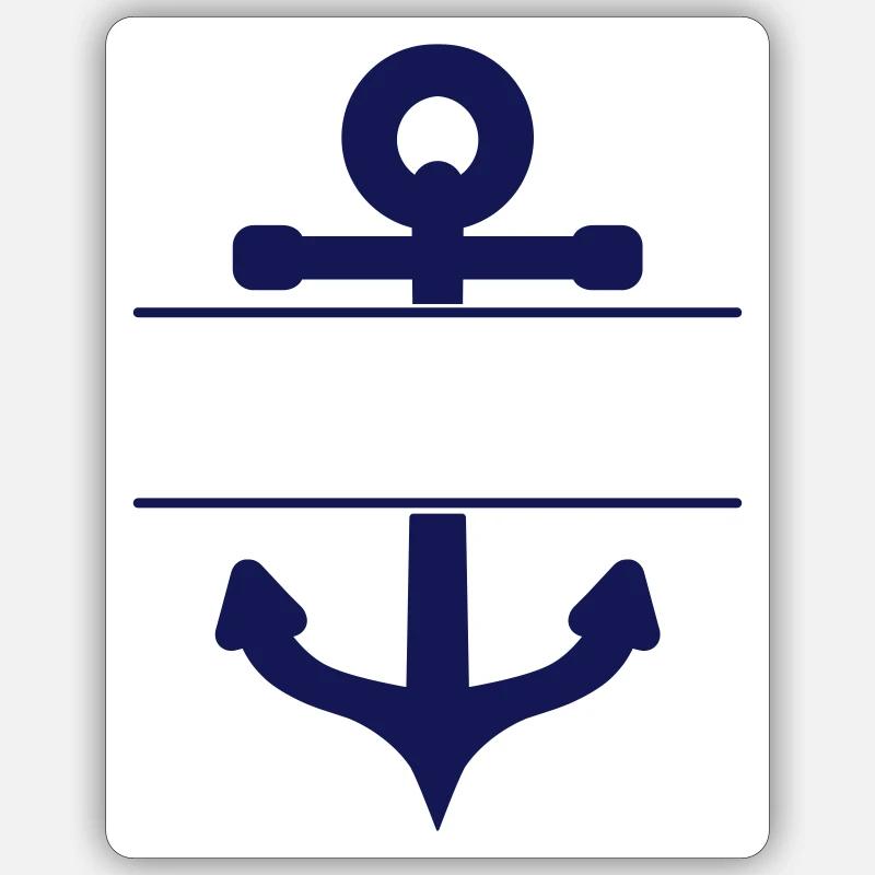 anchor Sticker size S (10 x 10 cm)