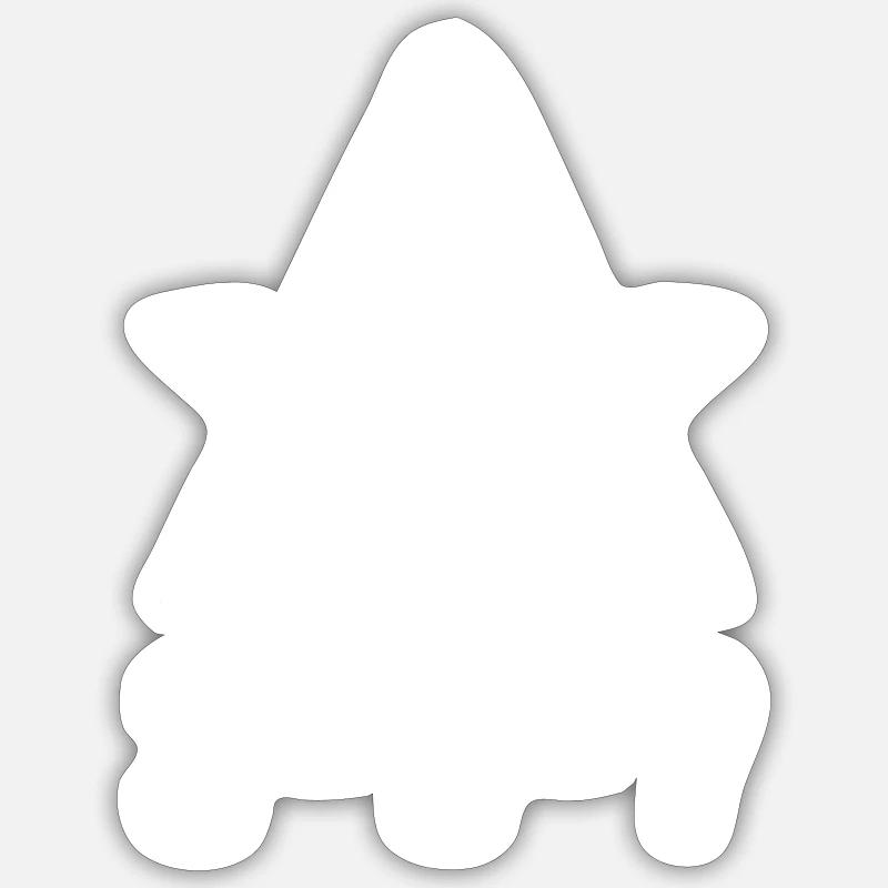 Masonic Angle &Circle 3-5-7 white Sticker size S (10 x 10 cm)