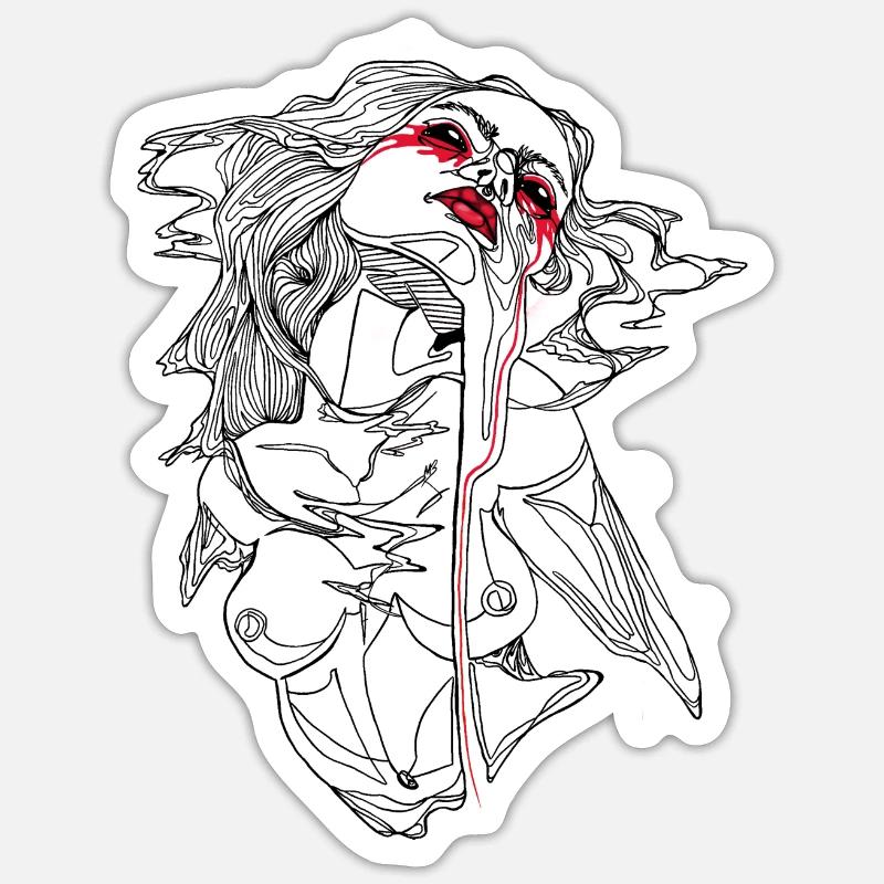 ### - Sticker size S (10 x 10 cm) - white matte