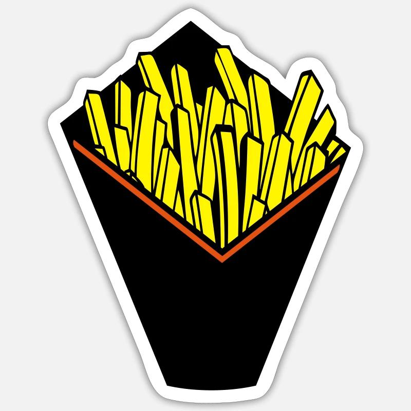 FRIED CONE Sticker size S (10 x 10 cm)