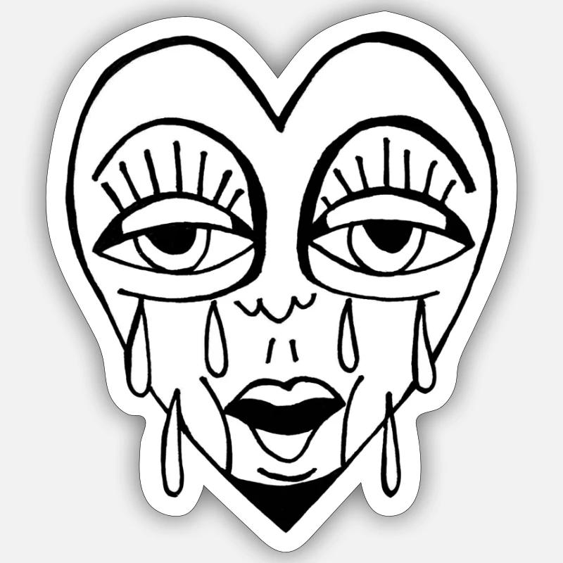 Sticker Größe S (10 x 10 cm) - 
