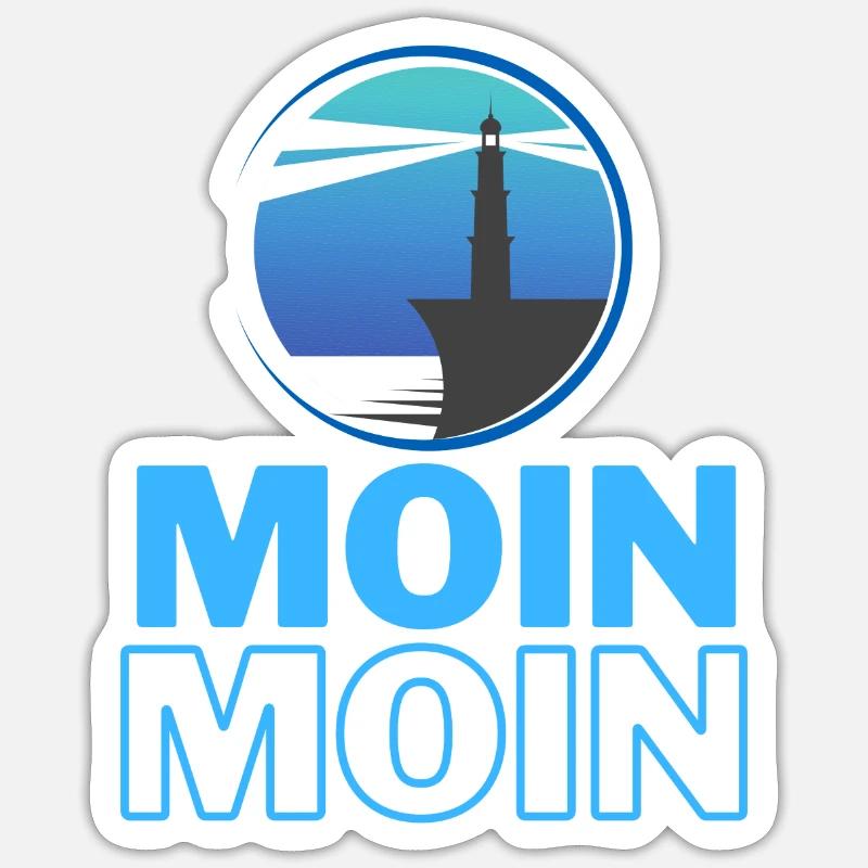 MOIN MOIN Sticker Größe S (10 x 10 cm)