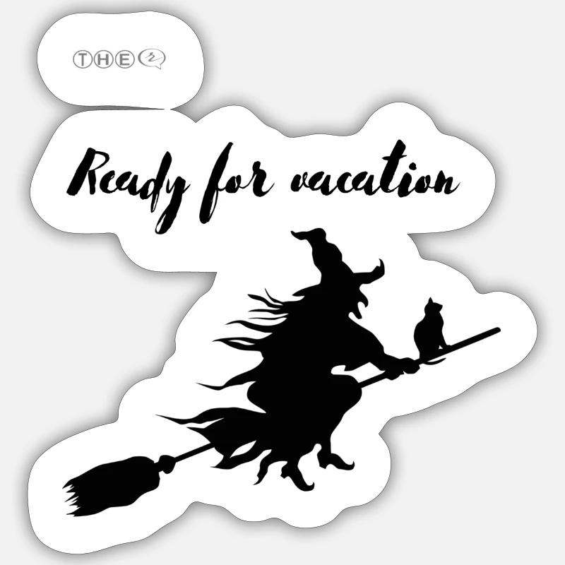 Ready for vacation Sticker size S (10 x 10 cm)