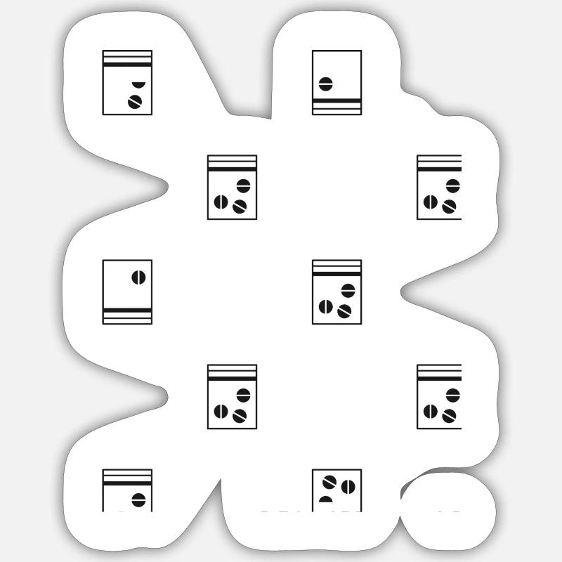 Sticker Größe S (10 x 10 cm) - 