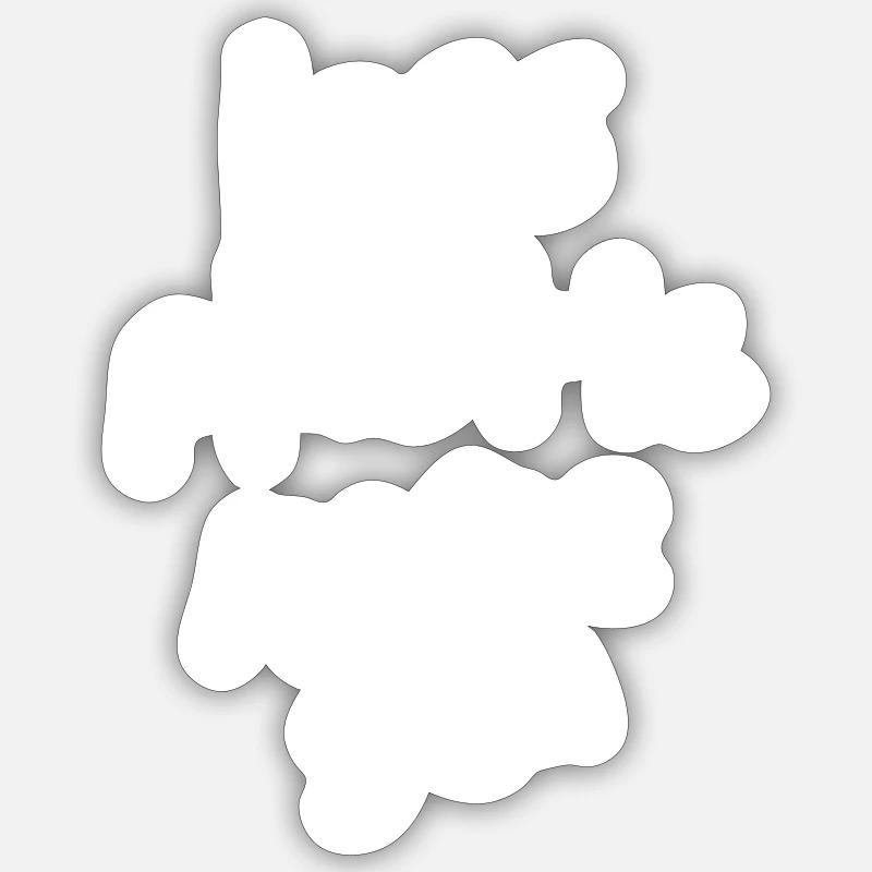 environmental pollution - Sticker size S (10 x 10 cm) - white matte