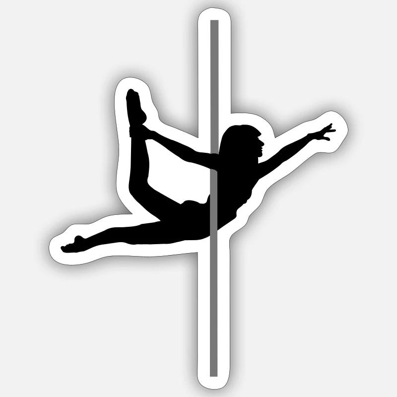 Pole Dance Sticker Größe S (10 x 10 cm)
