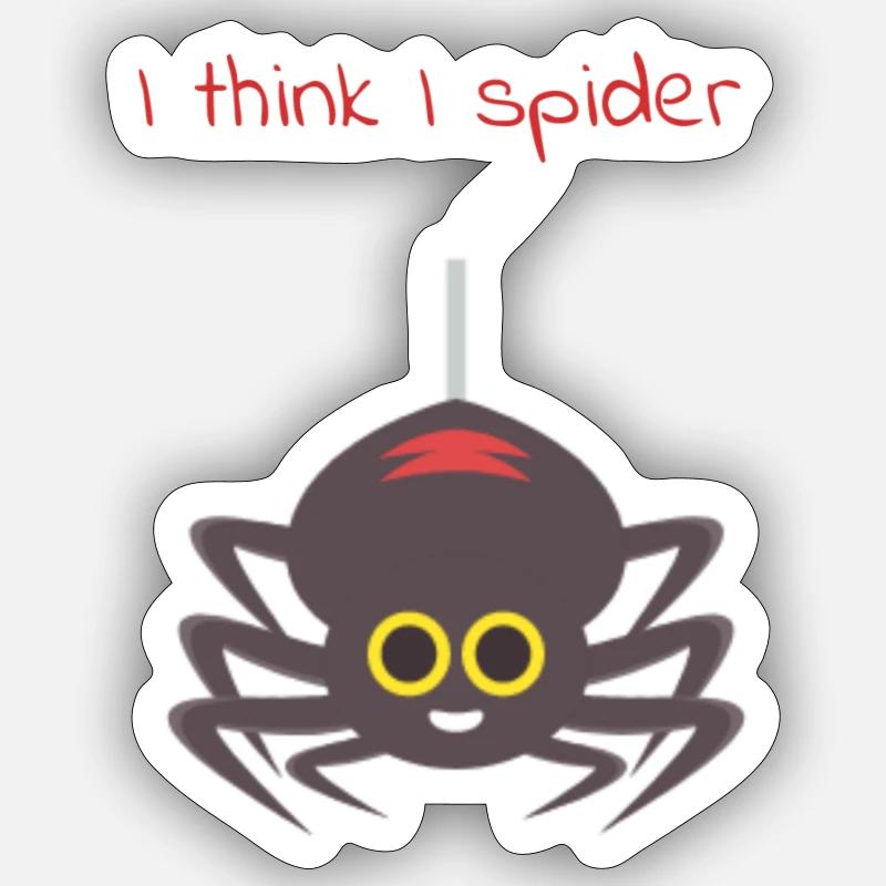 I think I spider Sticker taille S (10 x 10 cm)