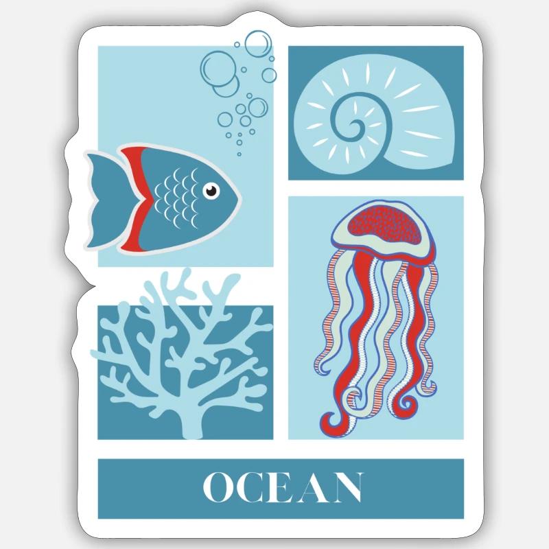 Sticker Größe S (10 x 10 cm) - 