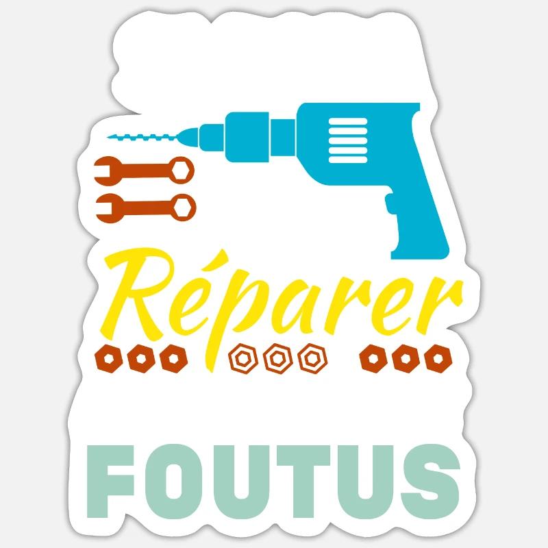 Sticker taille S (10 x 10 cm) - 