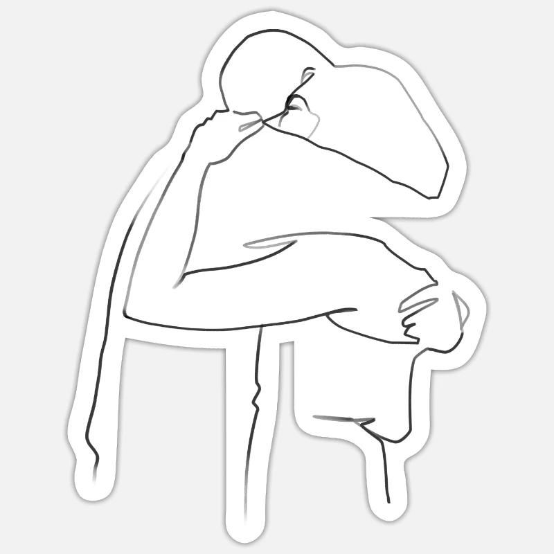 Sticker taille S (10 x 10 cm) - 