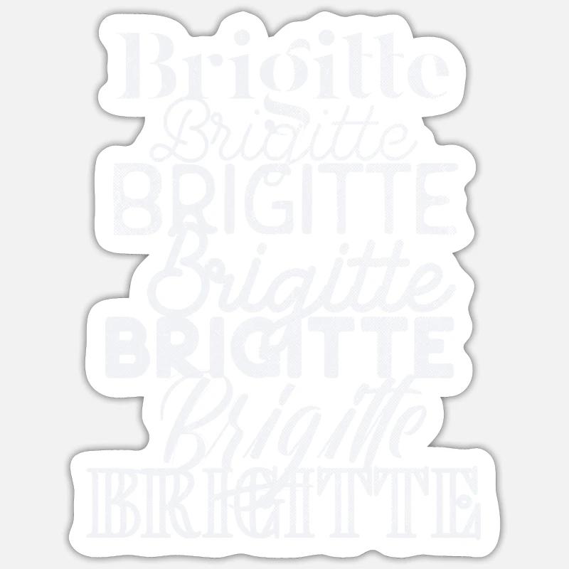 Brigitte Sticker taille S (10 x 10 cm)