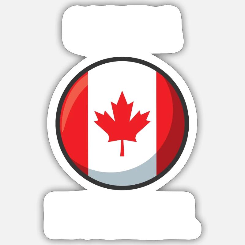 Montreal Canada Geschenkidee Sticker Größe S (10 x 10 cm)