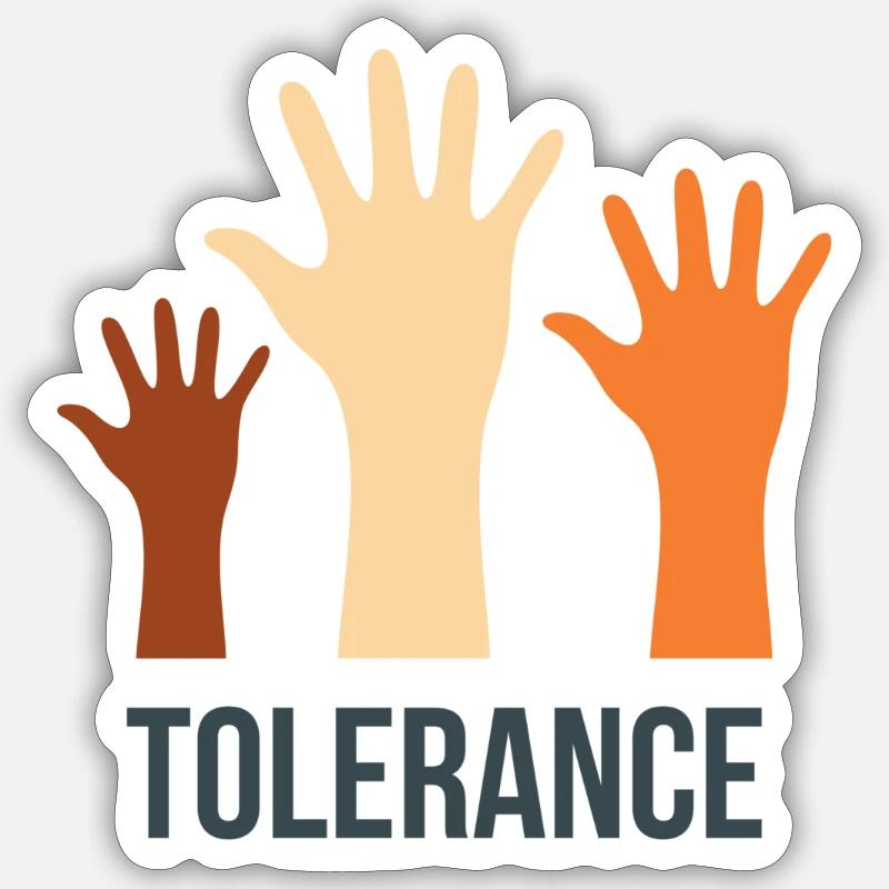 Tolerance Sticker size S (10 x 10 cm)