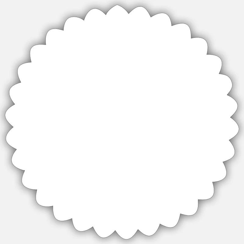 Alpine cyclists Sticker size S (10 x 10 cm)