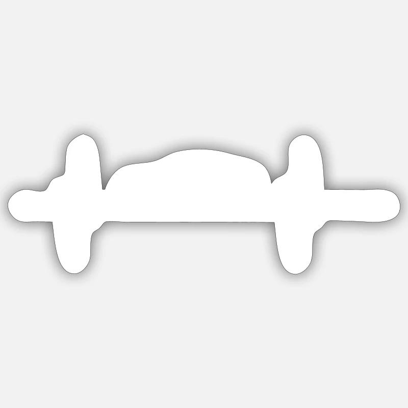 Unisex Premium design - Sticker size S (10 x 10 cm) - white matte
