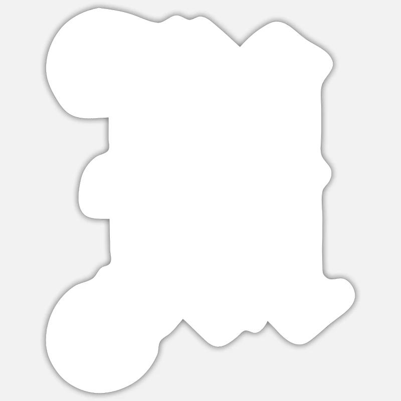 Tshirt alphabet initial M Sticker taille S (10 x 10 cm)