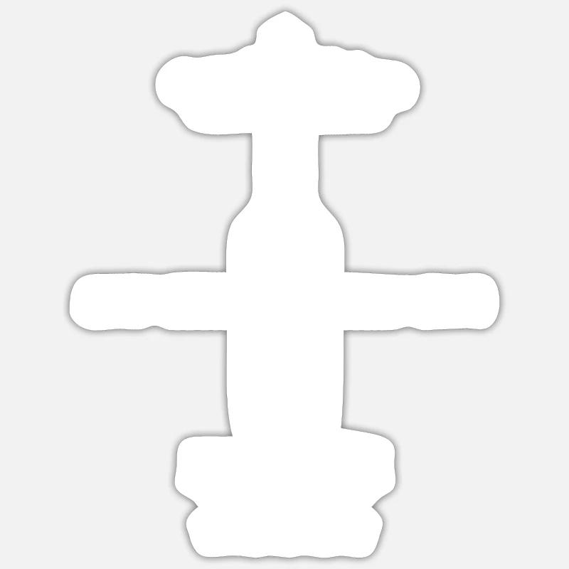 2009 - Sticker taille S (10 x 10 cm) - blanc mat