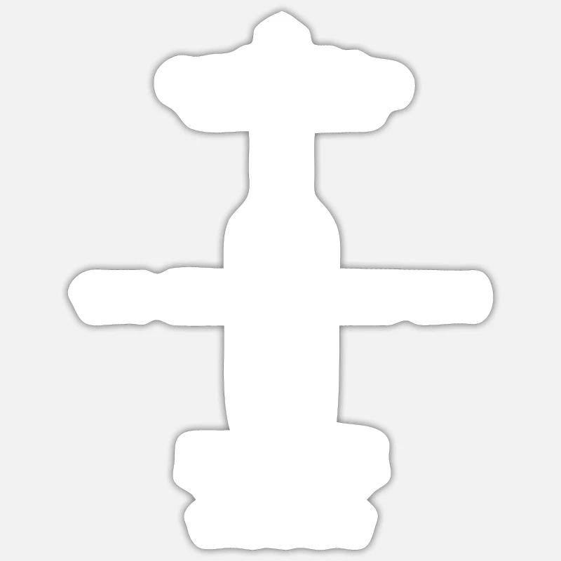 1992 - Sticker taille S (10 x 10 cm) - blanc mat