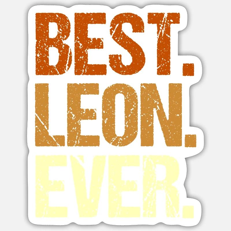 Leon Sticker size S (10 x 10 cm)