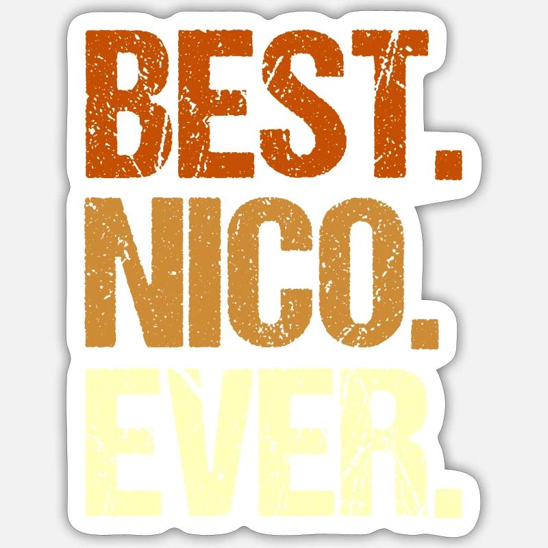 Nico Sticker taille S (10 x 10 cm)