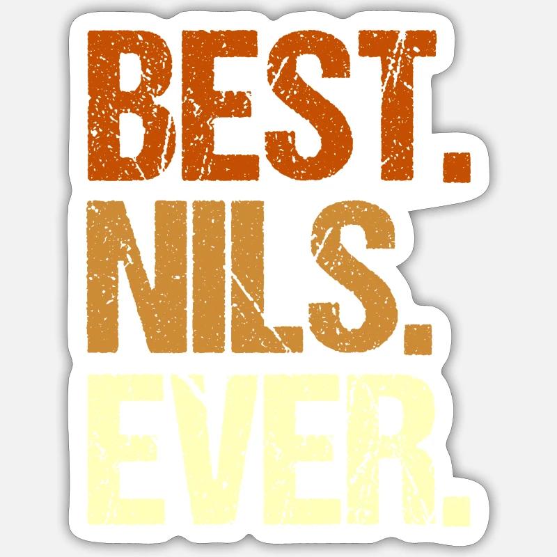 Nils Sticker size S (10 x 10 cm)