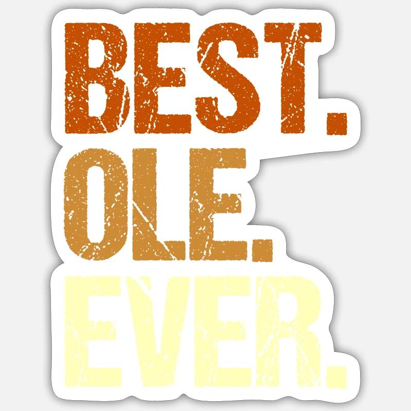 Ole Sticker size S (10 x 10 cm)