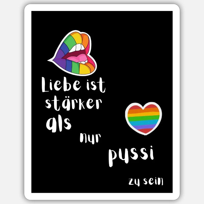 Bunt Regenbogenfarben bild Sticker Größe S (10 x 10 cm)