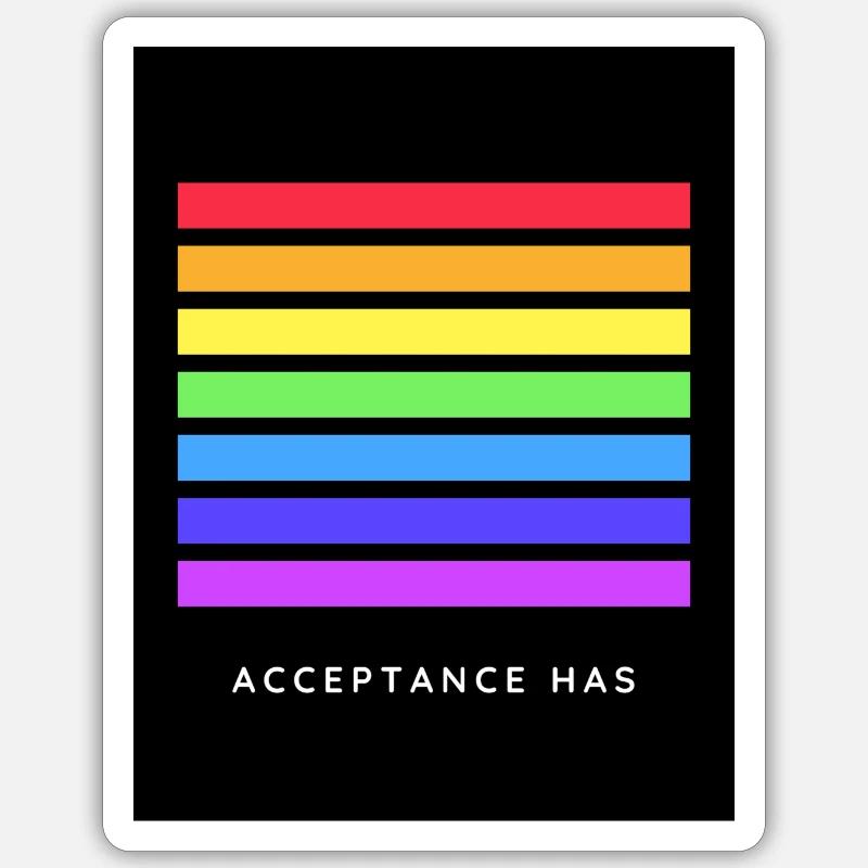 Regenbogen Sticker Größe S (10 x 10 cm)