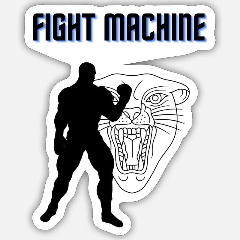 fighter Sticker Größe S (10 x 10 cm)