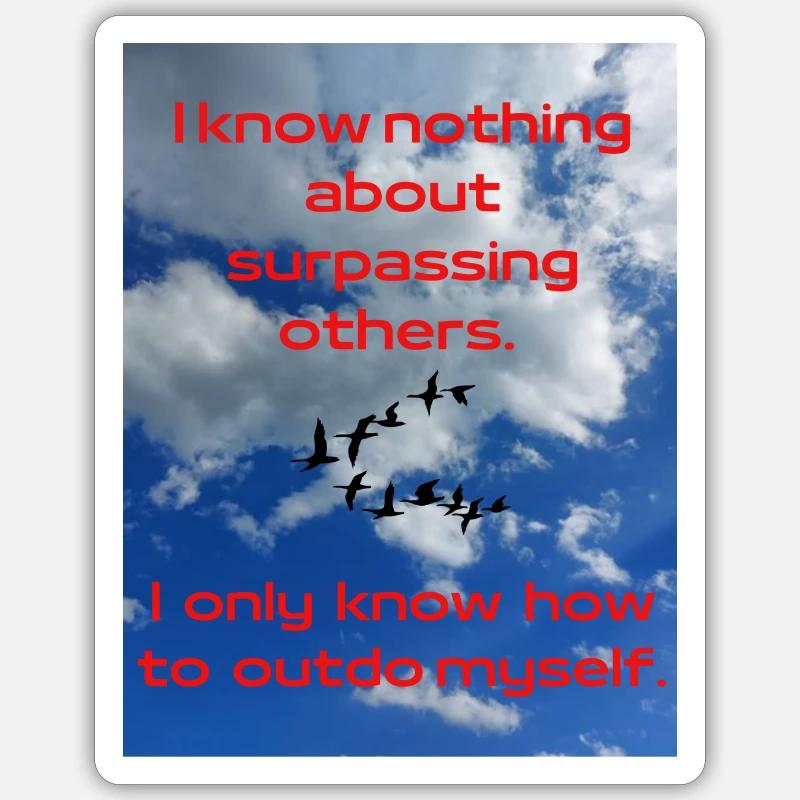 Samurai-sky Sticker Größe S (10 x 10 cm)