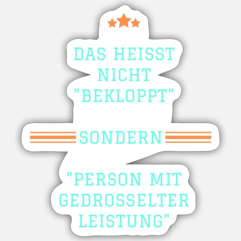 Sticker Größe S (10 x 10 cm) - 
