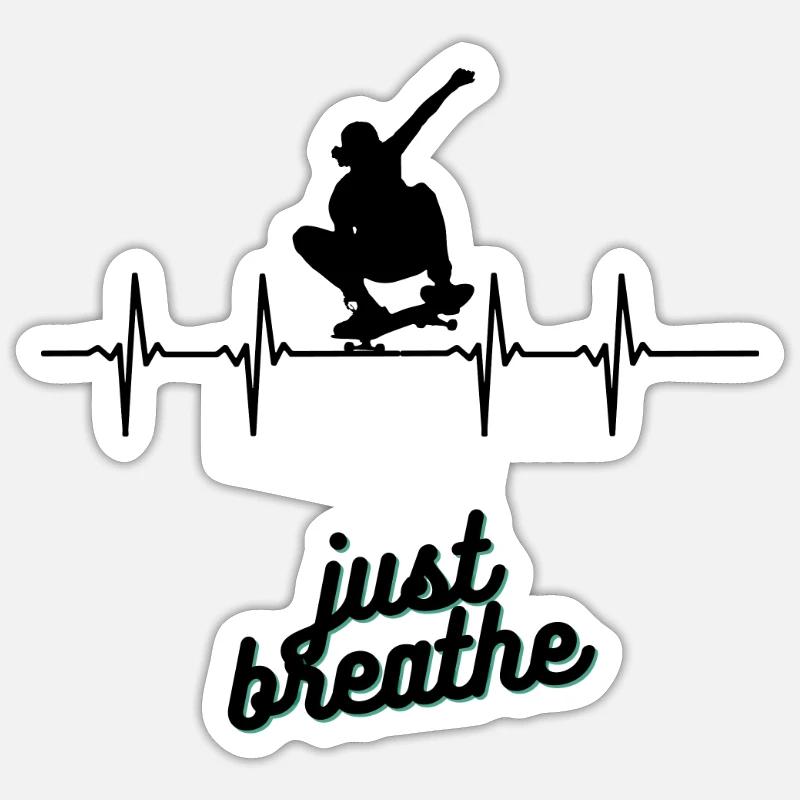 Juste chillin Sticker taille S (10 x 10 cm)